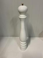 Peugeot witte houten pepermolen XXXL versie 50 cm hoog, Ophalen, Gebruikt