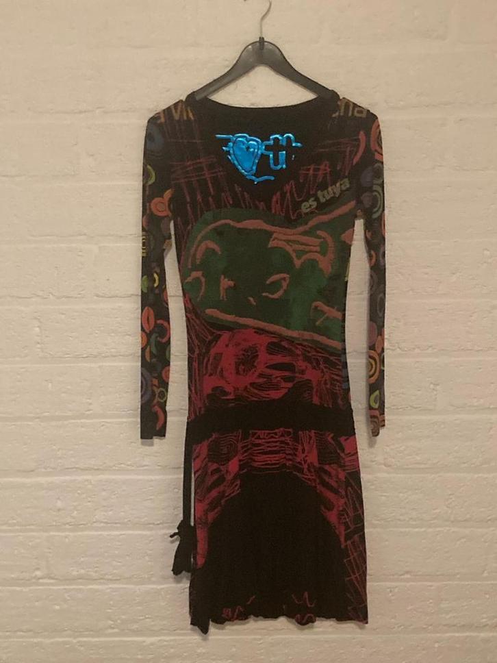 Desigual Jurk Dames - Kleurrijk en Uniek!, Kleding | Dames, Jurken, Nieuw, Maat 36 (S), Overige kleuren, Knielengte, Ophalen of Verzenden