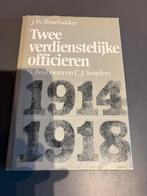 Twee verdienstelijke officieren –J.W. Bonebakker(hardcover), Boeken, Oorlog en Militair, Verzenden, Voor 1940, Zo goed als nieuw