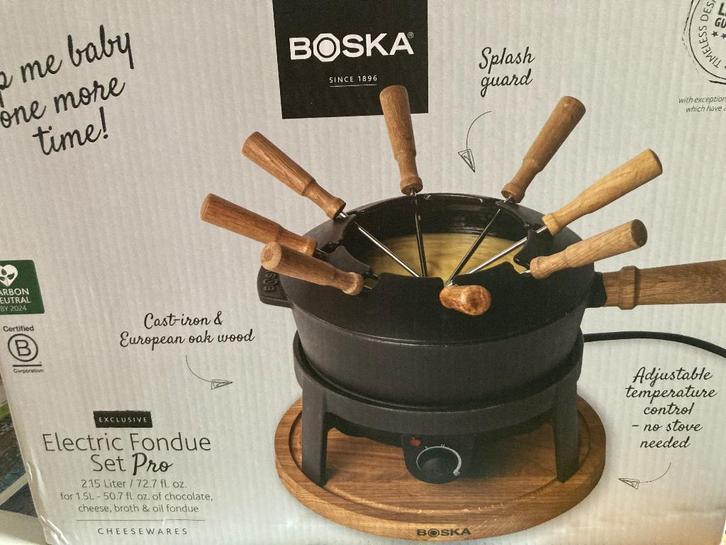 Boska fondueset pro, Witgoed en Apparatuur, Fonduesets, Nieuw, Fondueset, Elektrisch, Ophalen of Verzenden