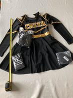 Cheerleader pakje carnaval zwart met goud (nieuw in ovp), Ophalen of Verzenden, Nieuw, 134 t/m 140, Meisje