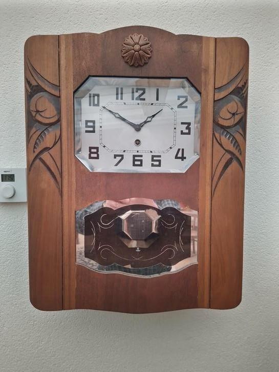 Franse wandklok regulateur, Antiek en Kunst, Antiek | Klokken, Ophalen of Verzenden