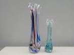 2 vazen van Max Verboeket - Kristal Unie Maastricht, Gebruikt, Overige kleuren, Ophalen of Verzenden, Glas