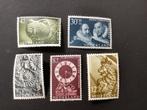 1962, Zomerzegels, 766-770, Postzegels en Munten, Postzegels | Nederland, Verzenden, Na 1940, Postfris