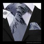Dennis Gadgets: 100 % zijden stropdas ( 3 delig !! ) DG 3060, Kleding | Heren, Stropdassen, Ophalen of Verzenden, Nieuw, Grijs
