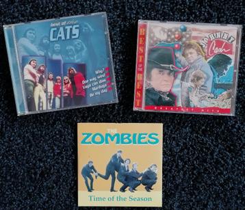 Verzamel cd's - Johnny Cash/The Cats; cd single -The Zombies beschikbaar voor biedingen
