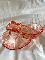 Antieke rosaline poederdoos / sieraadendoosje, Antiek en Kunst, Antiek | Glas en Kristal, Ophalen of Verzenden