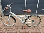 B twin hybride fiets 24 inch parelmoer wit v5, Ophalen of Verzenden, Zo goed als nieuw, 24 inch, Handrem