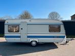 Wilk de Luxe 500 incl luifel, Caravans en Kamperen, Caravans, Standaardzit, 750 - 1000 kg, Particulier, Vast bed