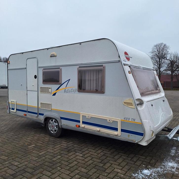 Burstner Artstep 420, Isabella luifel nieuw, Mover nieuw, Caravans en Kamperen, Caravans, Particulier, tot en met 4, 750 - 1000 kg