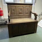 Antieke halbank / klepbank / kist, Ophalen