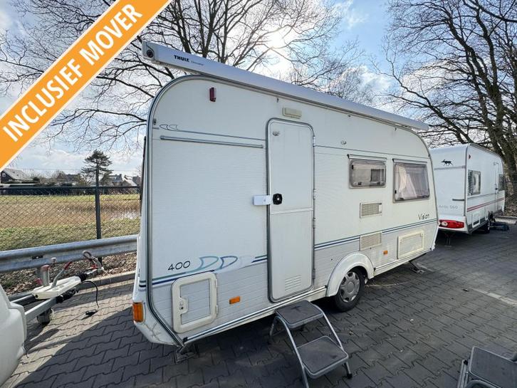 Hylander Vision 400 TM / mover / cassette luifel, Caravans en Kamperen, Caravans, Bedrijf, tot en met 4, 750 - 1000 kg, Overige