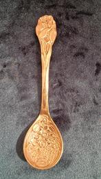 Mooi Verzilverde lepel met bloemmotief, Ophalen of Verzenden