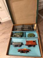 Antieke Hornby Trein met Opwindmechanisme Clockwork, Gelijkstroom, Ophalen of Verzenden, Analoog, Gebruikt