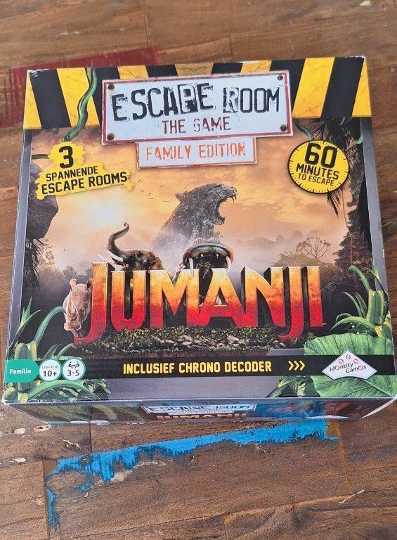 Escape Room The Game Family Edition - Jumanji, Hobby en Vrije tijd, Gezelschapsspellen | Bordspellen, Zo goed als nieuw, Ophalen of Verzenden