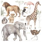 Muursticker Kinderkamer Safari Dieren Savanne Dekornik, Nieuw, Ophalen of Verzenden, Wanddecoratie