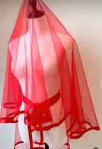 Rode Bruidssluier / Duvak - Nieuw!, Ophalen of Verzenden, Nieuw, Rood, Accessoires