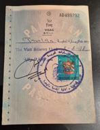 EMIRATES 1978 OUDE BELASTINGZEGEL REVENUE DUBAI 10 DIRHAM, Postzegels en Munten, Ophalen of Verzenden, Overige thema's