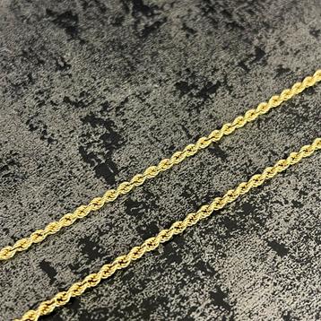 14k gouden rope ketting schakel prachtig model beschikbaar voor biedingen