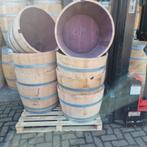 Regenton, Bloembak, Halve ton ,wijnvat,whiskeyvat gehalveerd, 150 liter of meer, Ophalen, Zo goed als nieuw, Kunststof