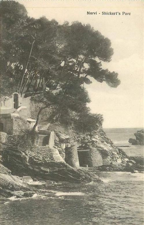 (381-347-037) Nervi Shickert's Parc, Verzamelen, Ansichtkaarten | Buitenland, Buiten Europa, Voor 1920, Verzenden
