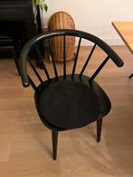 Houten stoelen zwart, Huis en Inrichting, Ophalen, Zo goed als nieuw, Zwart, Twee