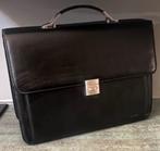 Thierry Mugler. Leren boekentas/aktentas., Zwart, Aktetas of Boekentas, Zo goed als nieuw, Leer