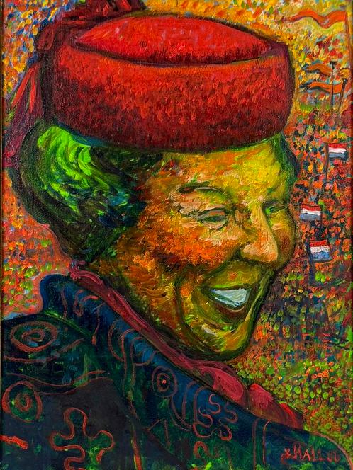 Beatrix - Jurriaan van Hall -  Olieverf op doek, Antiek en Kunst, Kunst | Schilderijen | Modern, Ophalen