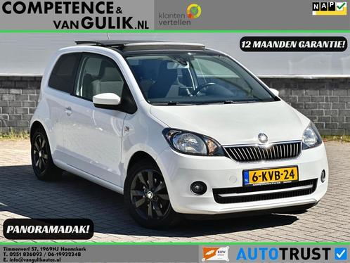 Skoda Citigo 1.0 Greentech Elegance | Pano | Cruise | Stoelv, Auto's, Skoda, Bedrijf, Te koop, Citigo, ABS, Airbags, Airconditioning