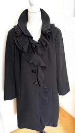 Joseph Ribkoff zwarte mantel/jas maat 46[dmv], Kleding | Dames, Jassen | Winter, Ophalen of Verzenden, Zo goed als nieuw, Maat 46/48 (XL) of groter