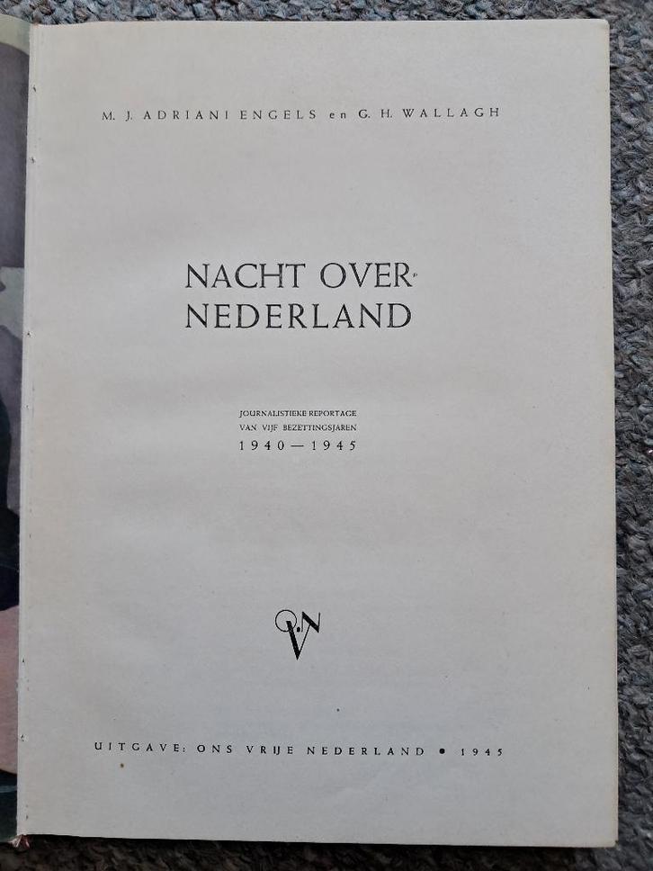 Nacht over Nederland, Boeken, Geschiedenis | Vaderland, Gelezen, Ophalen of Verzenden