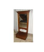 Art Deco antieke gang spiegel hout met kammenbakje 79x40x22, Antiek en Kunst, Ophalen, Rechthoekig, Minder dan 50 cm, Minder dan 100 cm