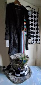 Carnaval: Mad Hatter kostuum incl hoed, Kleding | Heren, Carnaval, Overige maten, Ophalen of Verzenden, Zo goed als nieuw