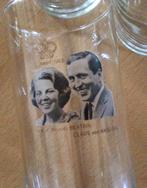 Glazen Beatrix en Claus, Verzamelen, Ophalen of Verzenden, Zo goed als nieuw, Servies