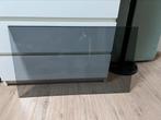Glasplaat voor een malm ladekast van ikea., Ophalen, Zo goed als nieuw, 25 tot 50 cm, 50 tot 100 cm