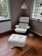 Eames Lounge Chair XL & Ottoman Replica, Ophalen, Zo goed als nieuw