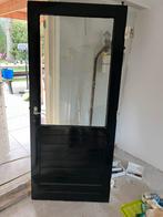 Buitendeur 201 x 87,3 cm, Doe-het-zelf en Verbouw, Deuren en Horren, Glas, 80 tot 100 cm, Gebruikt, Buitendeur