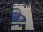 Volkswagen Kever 1200 Handleiding - Instructieboek NL 1963, Verzenden