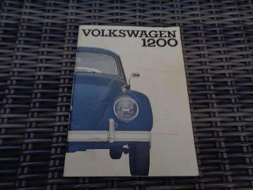 Volkswagen Kever 1200 Handleiding - Instructieboek NL 1963 beschikbaar voor biedingen