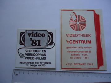 sticker oud Videotheek video film 81 veghel vankan nuth  beschikbaar voor biedingen