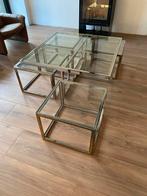 Gave glazen Salontafel Romeo Rega - Vintage Design, Ophalen