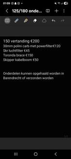 Diverse Scooter Onderdelen - 125/180, Ophalen of Verzenden, Gebruikt, Overige typen, Overige merken