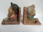 vintage boekensteunen Don Quichot en Sancho Panza, Ophalen, Zo goed als nieuw