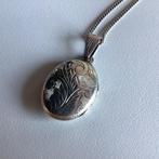 mooi zilveren fotolocket, Ophalen of Verzenden