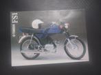 Yamaha FS1 brommer folder blauw zwart, Ophalen of Verzenden