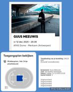 Guus Meeuwis.  Afas Antwerpen. Vrijdag 12 dec. Staanplaatsen, Tickets en Kaartjes, Twee personen