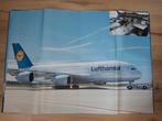 Oude vliegtuigposters van diverse Airlines 2000-2020, Verzenden, Zo goed als nieuw, Kaart, Foto of Prent
