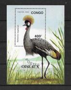 Congo-Brazzaville Michel blok 94 gestempeld VOGELS, Ophalen of Verzenden, Overige landen, Gestempeld