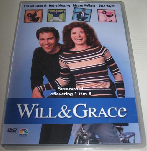 Dvd *** WILL & GRACE *** Seizoen 1: Aflevering 1 - 8, Cd's en Dvd's, Dvd's | Tv en Series, Zo goed als nieuw, Komedie, Vanaf 12 jaar