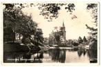 Leeuwarden Dominicus kerk met stadsgracht 1951, Verzamelen, Ophalen of Verzenden, 1940 tot 1960, Gelopen, Friesland